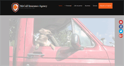 Desktop Screenshot of mccallinsurance.net